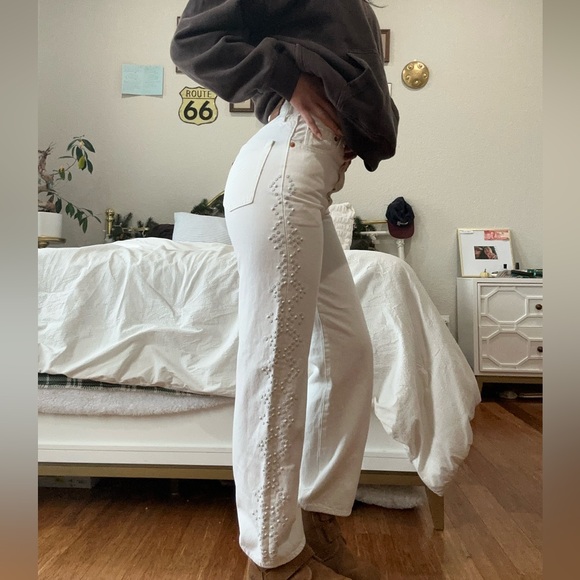 Levi's White straight leg Jeans - Picture 3 of 8